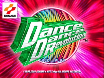 Dance Dance Revolution (US) screen shot title